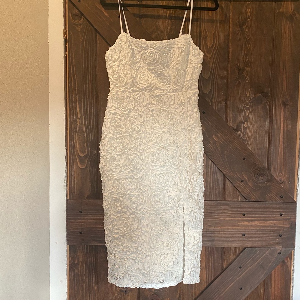 Beautiful white A-line dress